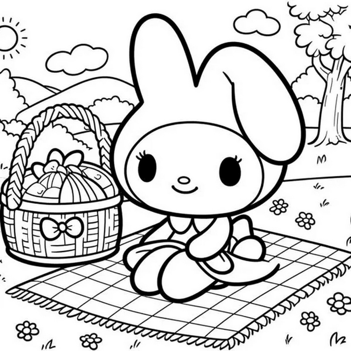 Tranh tô màu Medoly vui nhộn số 50 Tranh tô màu Medoly vui nhộn số 50