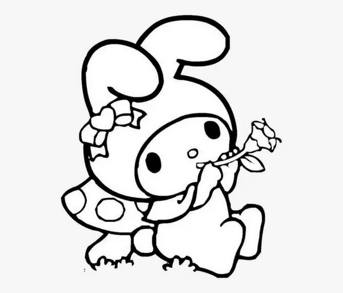 Tranh tô màu Medoly đáng yêu số 4 Tranh tô màu Medoly đáng yêu số 4