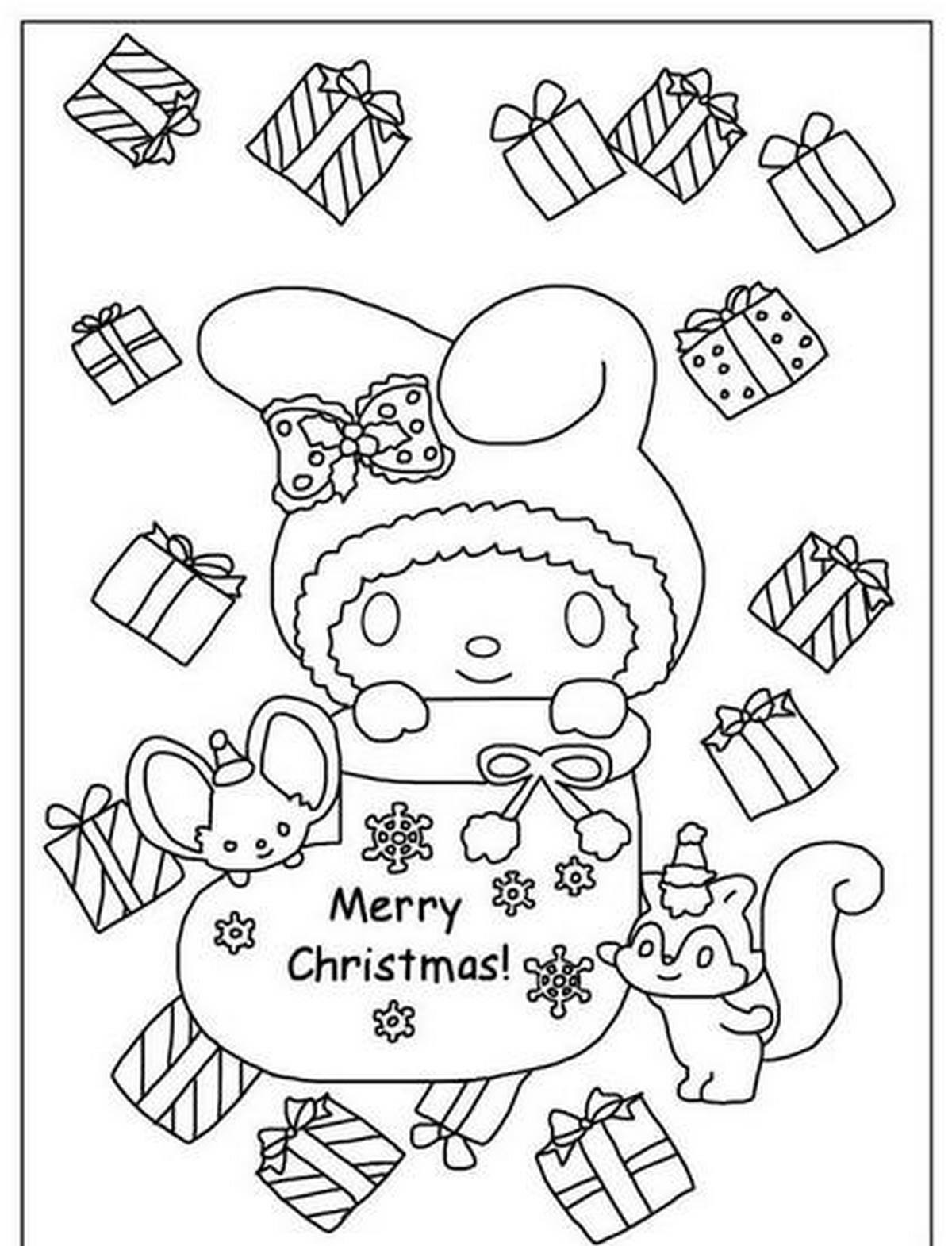 Tranh tô màu Medoly đáng yêu số 7 Tranh tô màu Medoly đáng yêu số 7