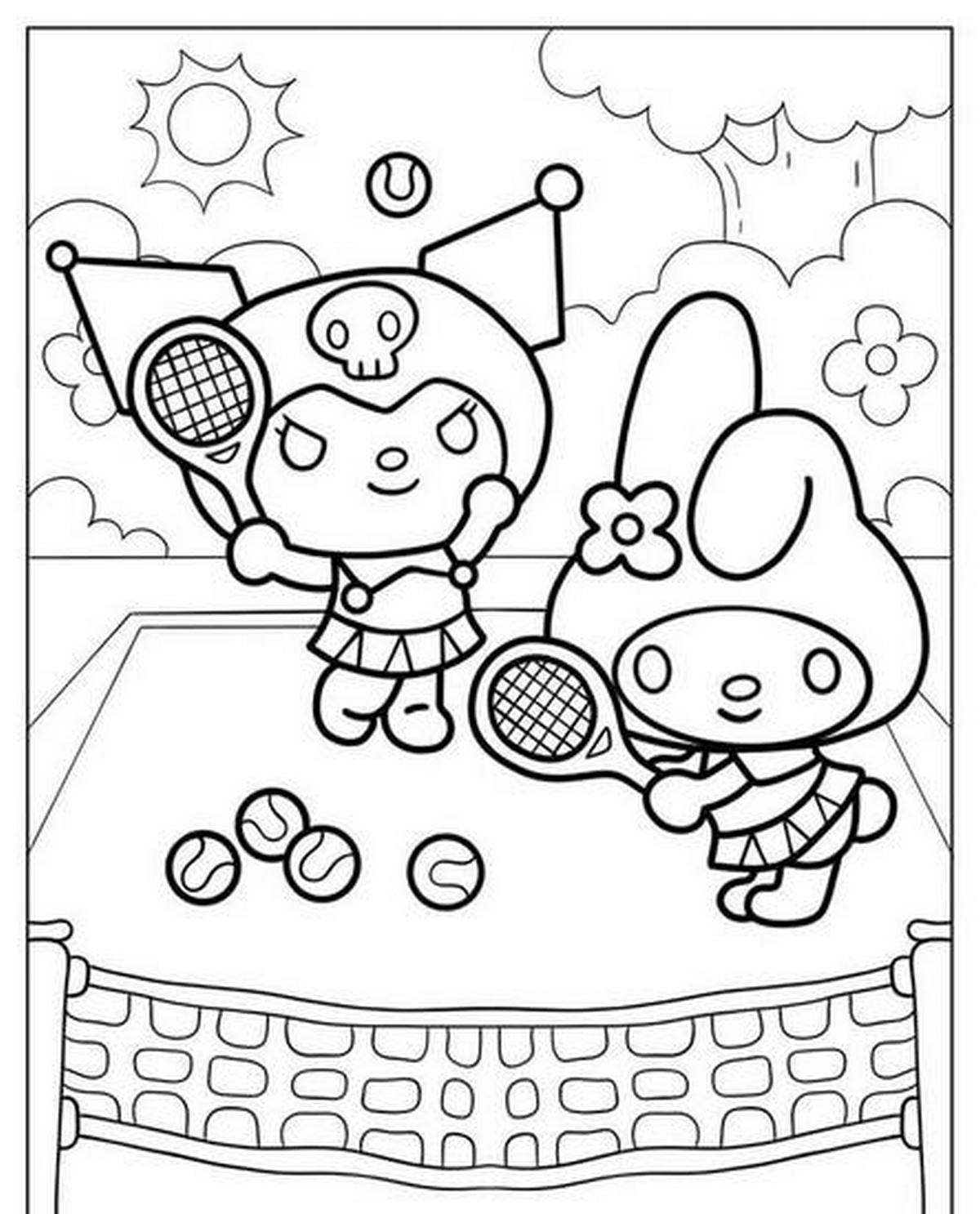 Tranh tô màu Medoly đáng yêu số 9 Tranh tô màu Medoly đáng yêu số 9