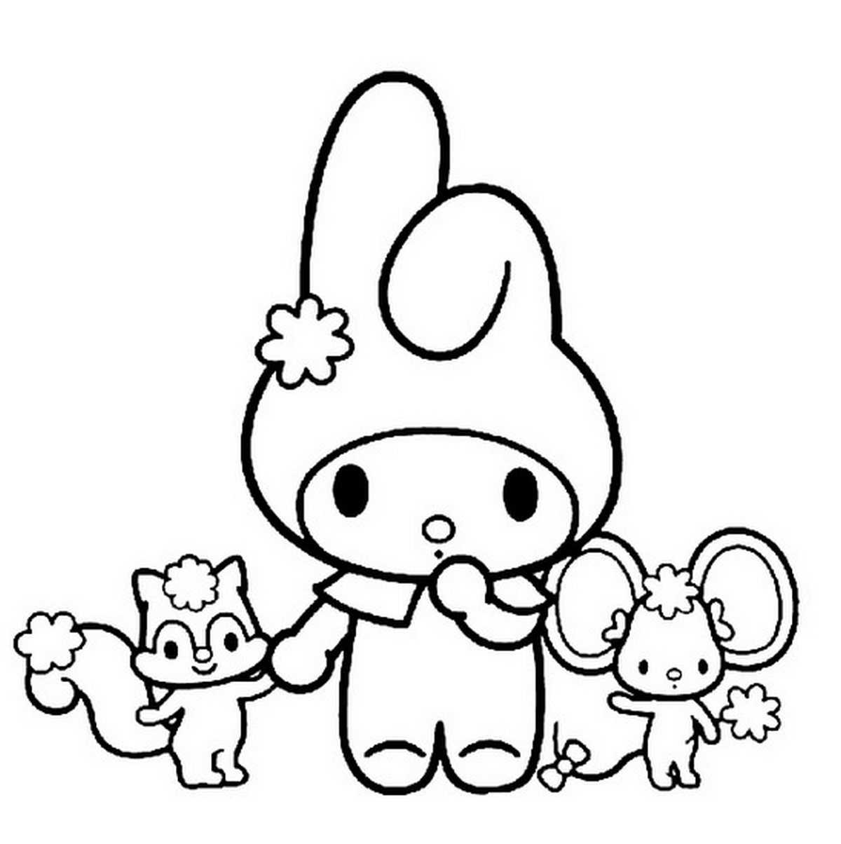 Tranh tô màu Medoly đáng yêu số 13 Tranh tô màu Medoly đáng yêu số 13