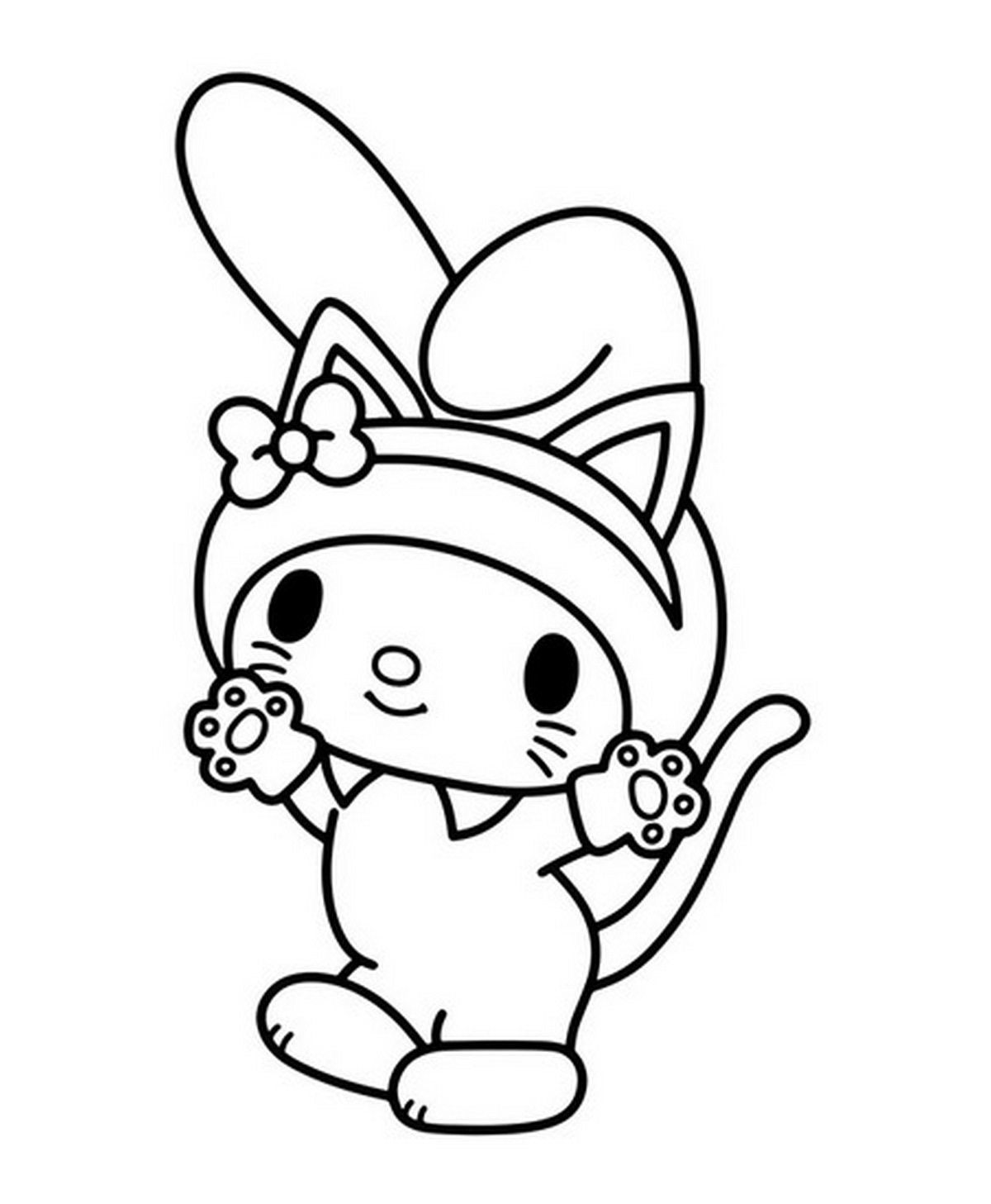 Tranh tô màu Medoly đáng yêu số 16 Tranh tô màu Medoly đáng yêu số 16