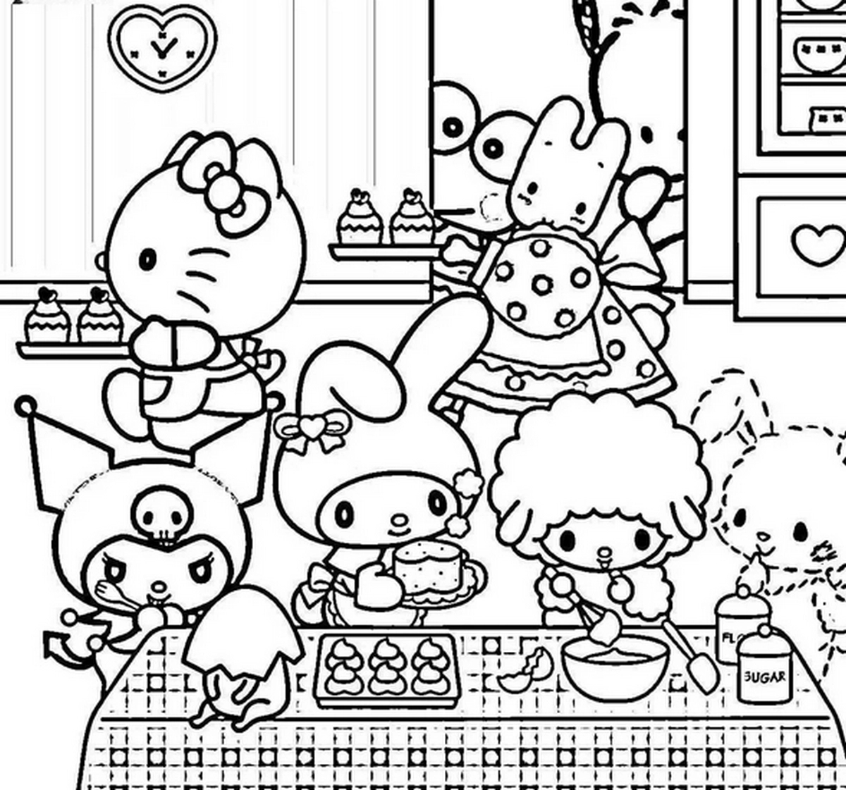 Tranh tô màu Medoly vui nhộn số 36 Tranh tô màu Medoly vui nhộn số 36