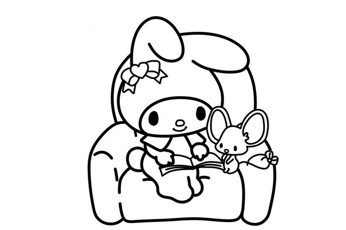 Tranh tô màu Medoly vui nhộn số 38 Tranh tô màu Medoly vui nhộn số 38