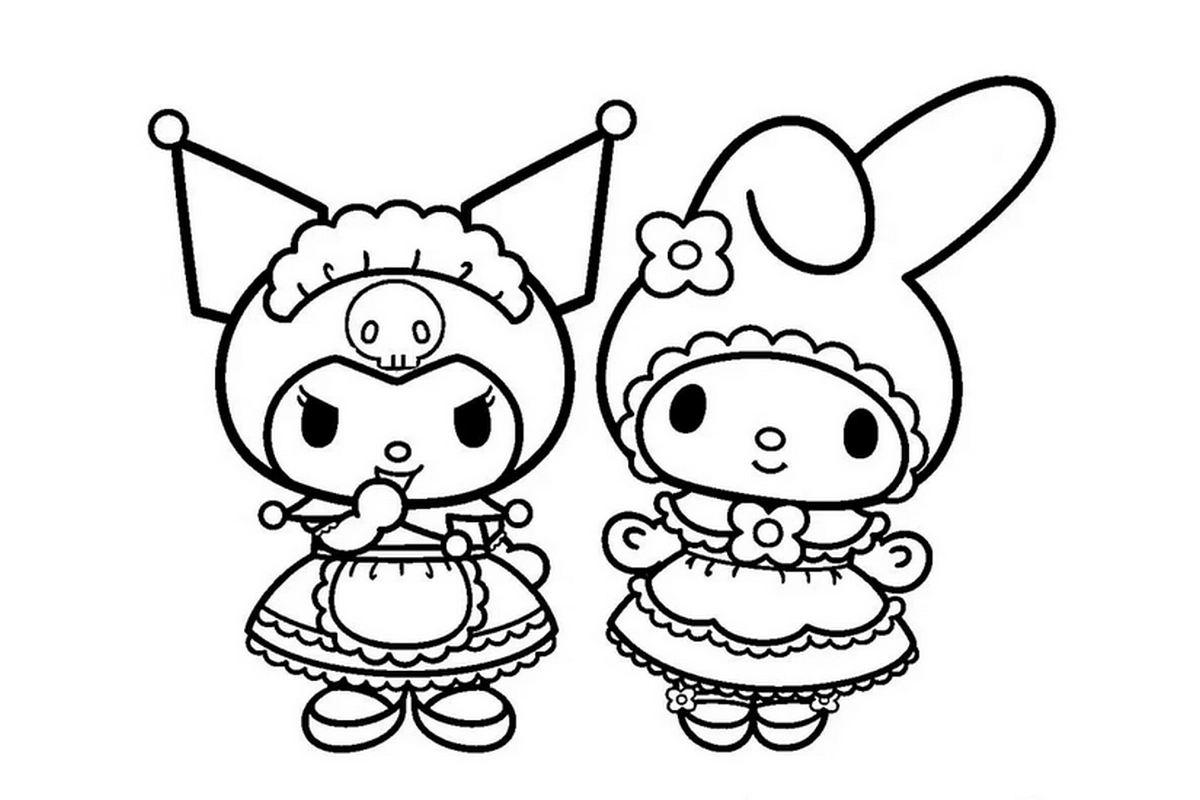 Tranh tô màu Medoly vui nhộn số 40 Tranh tô màu Medoly vui nhộn số 40