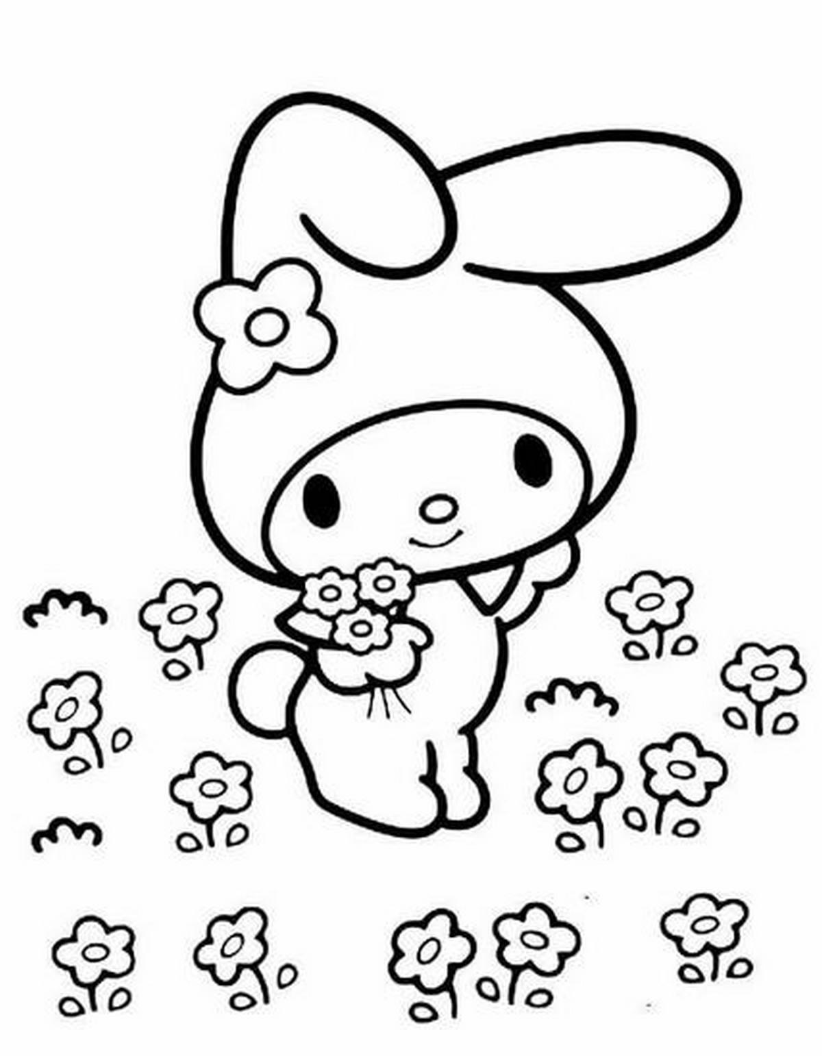 Tranh tô màu Medoly vui nhộn số 10 Tranh tô màu Medoly vui nhộn số 10