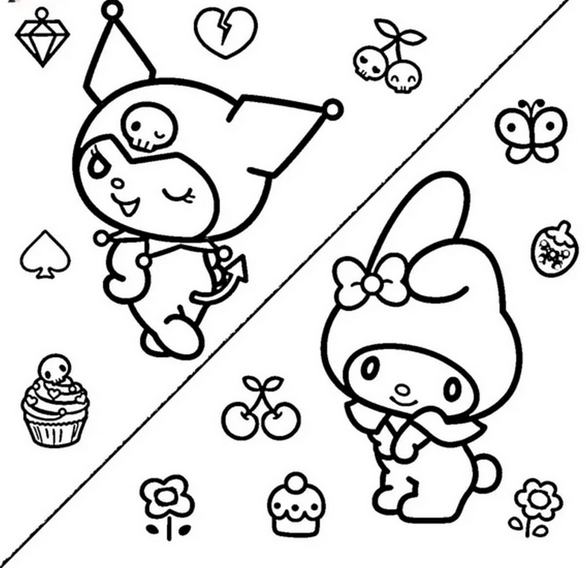 Tranh tô màu Medoly vui nhộn số 48 Tranh tô màu Medoly vui nhộn số 48