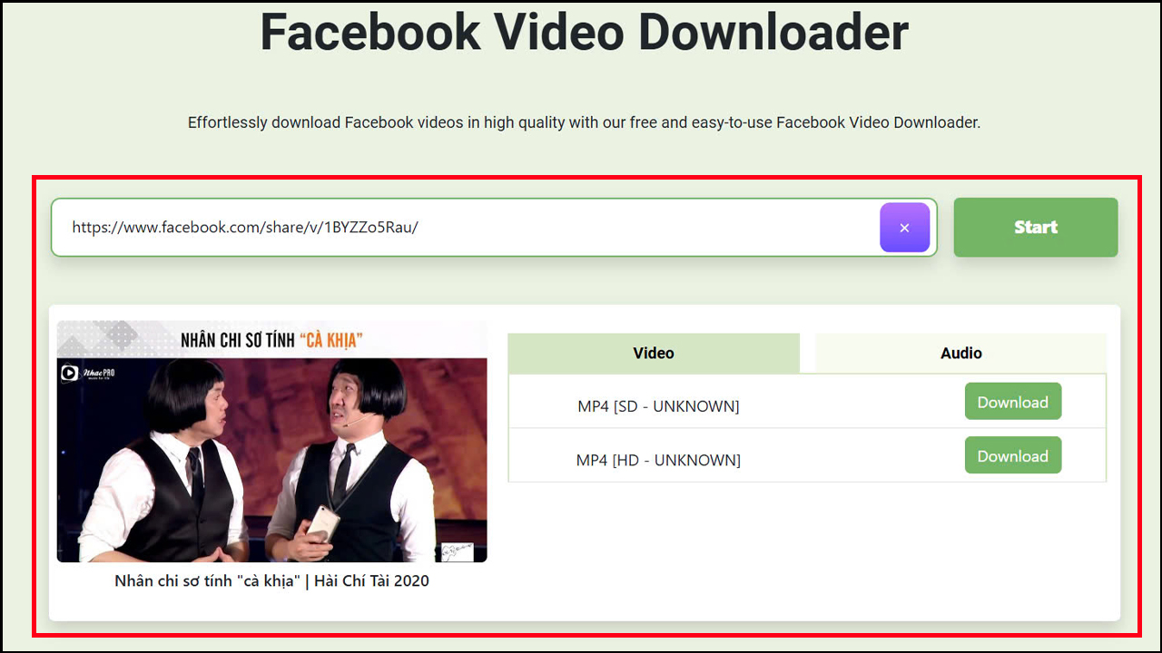 Cách tải video Facebook về máy tính Cách tải video Facebook về máy tính