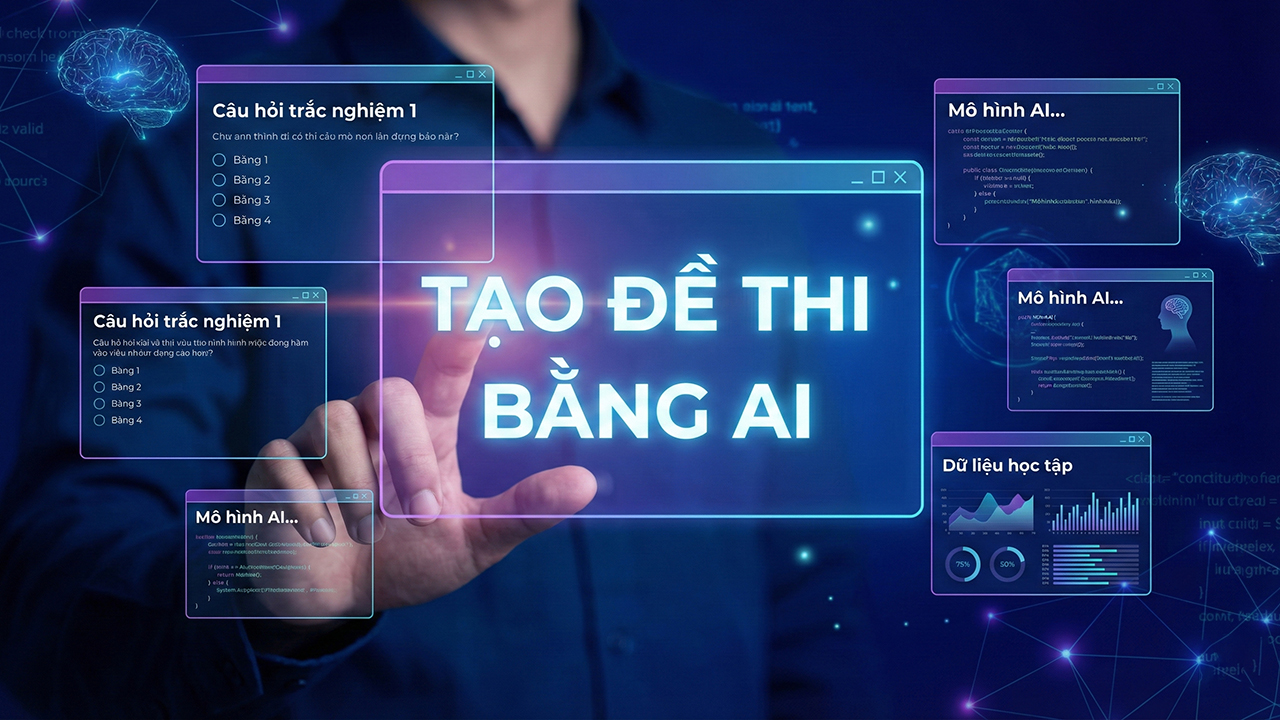 Cách tạo đề thi bằng AI