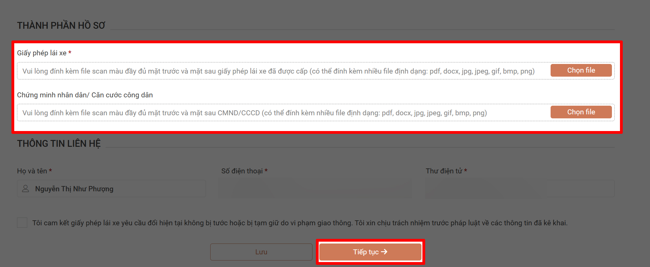 Cách đăng ký đổi giấy phép lái xe online