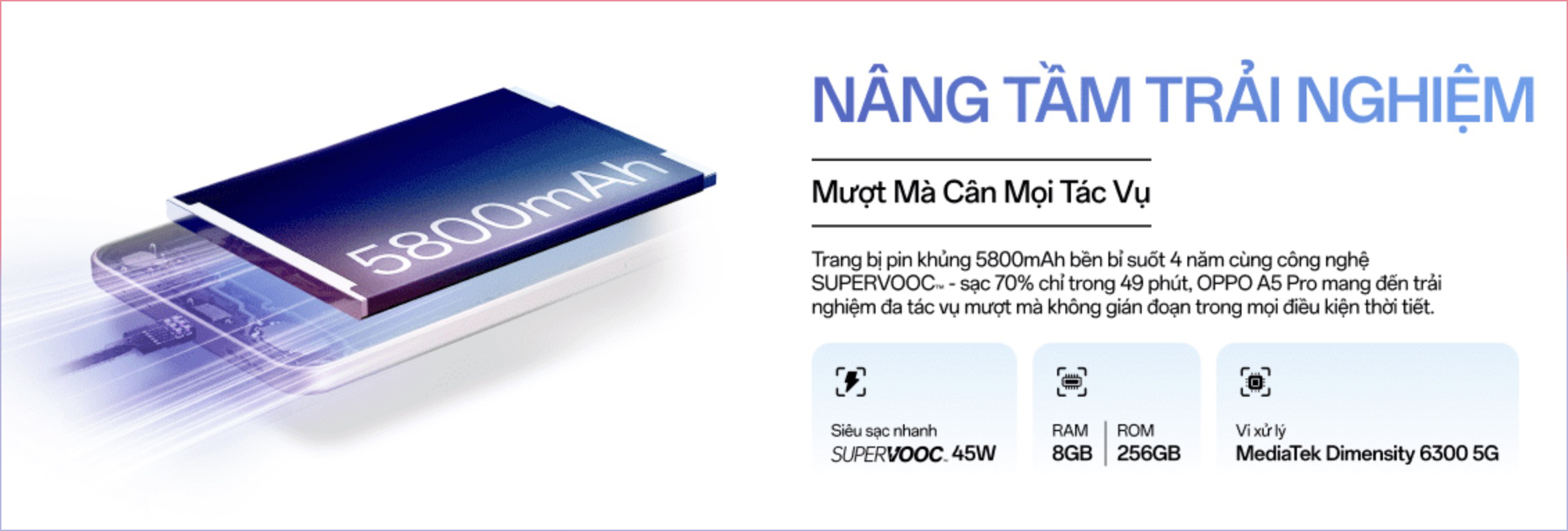 Hotsale mở bán OPPO A5 Pro series: Trả chậm 0% lãi suất, tặng gói OPPO Care trị giá 1 triệu