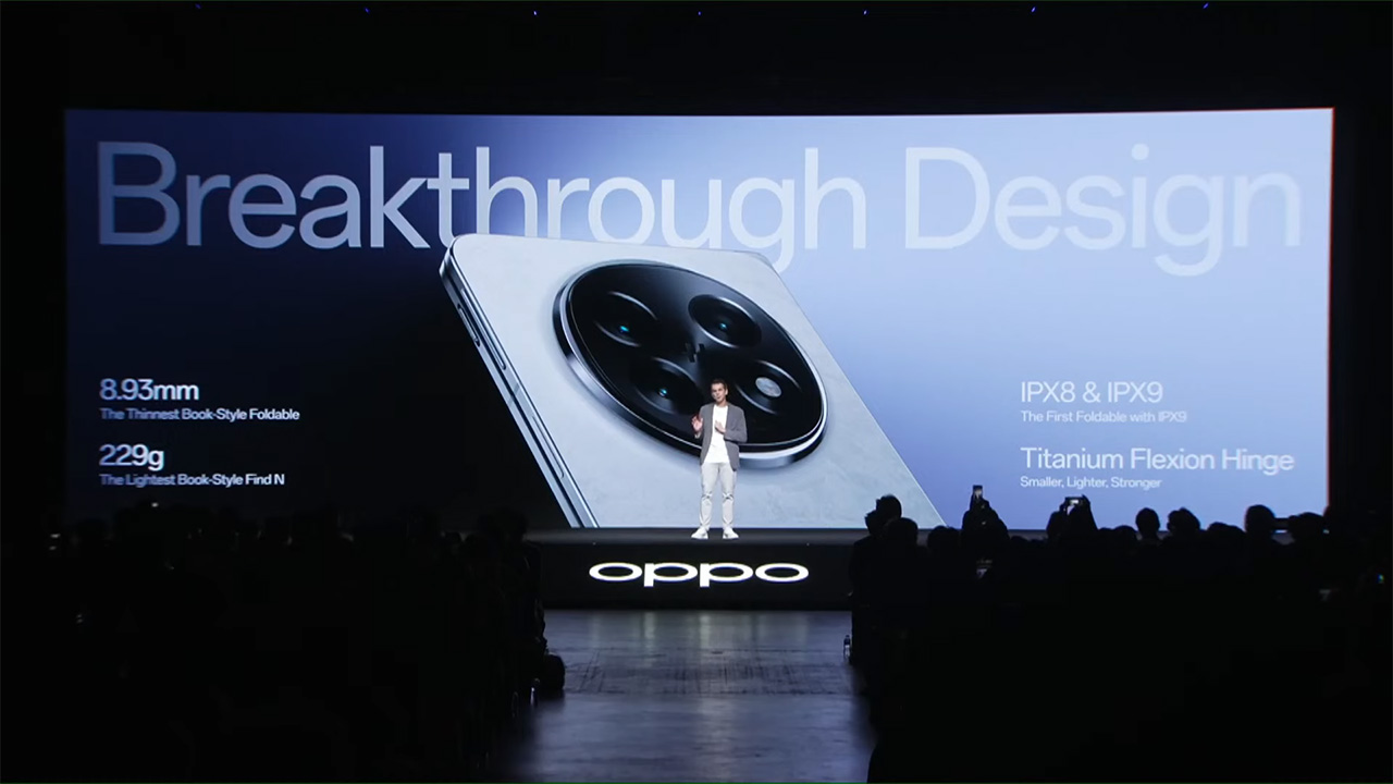 OPPO Find N5 dường như là một tác phẩm nghệ thuật của làng công nghệ điện thoại. 