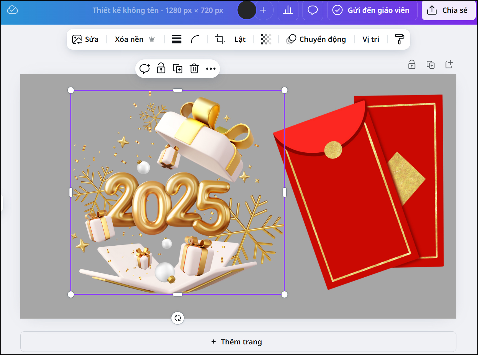 Cách đổi màu thành phần trên Canva Cách đổi màu thành phần trên Canva