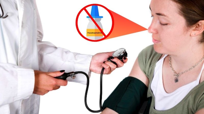 Bị cao huyết áp thì không nên dùng thuốc chứa pseudoephedrine 