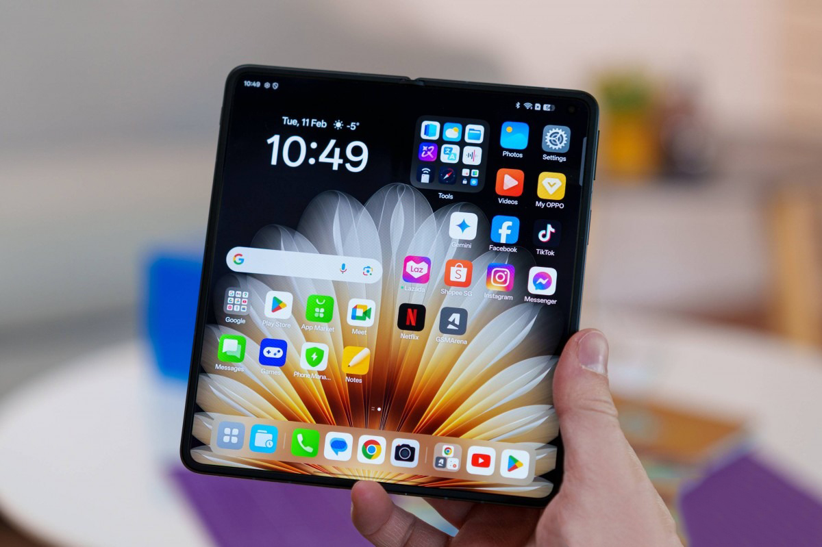Find N5 được trang bị vi xử lý Snapdragon 8 Elite của Qualcomm.