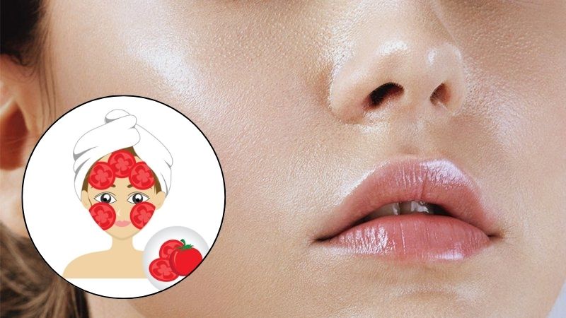 Cà chua giúp thu nhỏ lỗ chân lông, ngăn ngừa sự tích tụ dầu nhờn và bụi bẩn