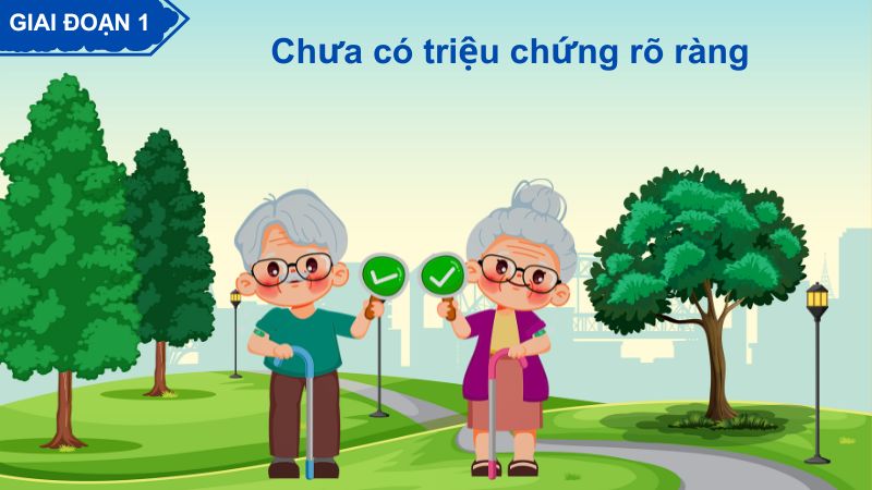 Giai đoạn 1, người bệnh Alzheimer chưa có biểu hiện rõ ràng
