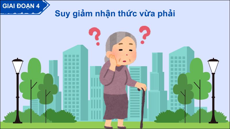 Giai đoạn 4, người bệnh dễ nhầm lẫn về thời gian, địa điểm