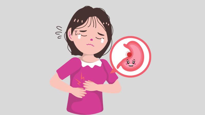 Tránh sử dụng aspirin để hạ sốt nếu có tiền sử viêm loét dạ dày