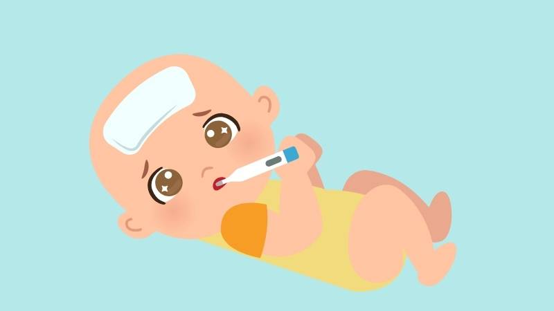Trẻ dưới 2 tuổi nếu sốt kéo dài hơn 24 giờ thì nên đưa trẻ đi gặp bác sĩ
