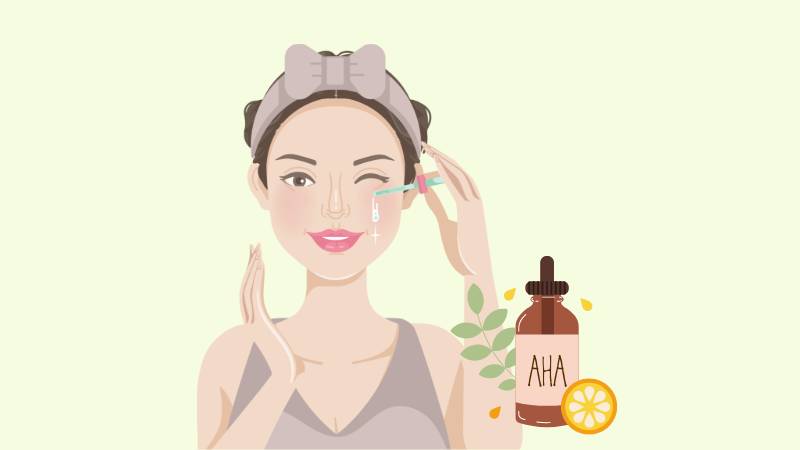 AHA là chất tẩy tế bào chết hóa học có chiết xuất từ thực vật