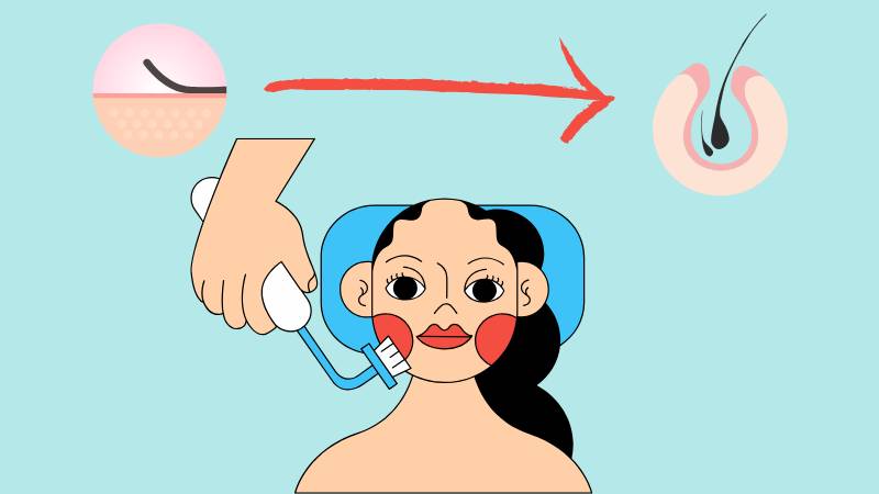 Tẩy tế bào chết làm thông thoáng lỗ chân lông
