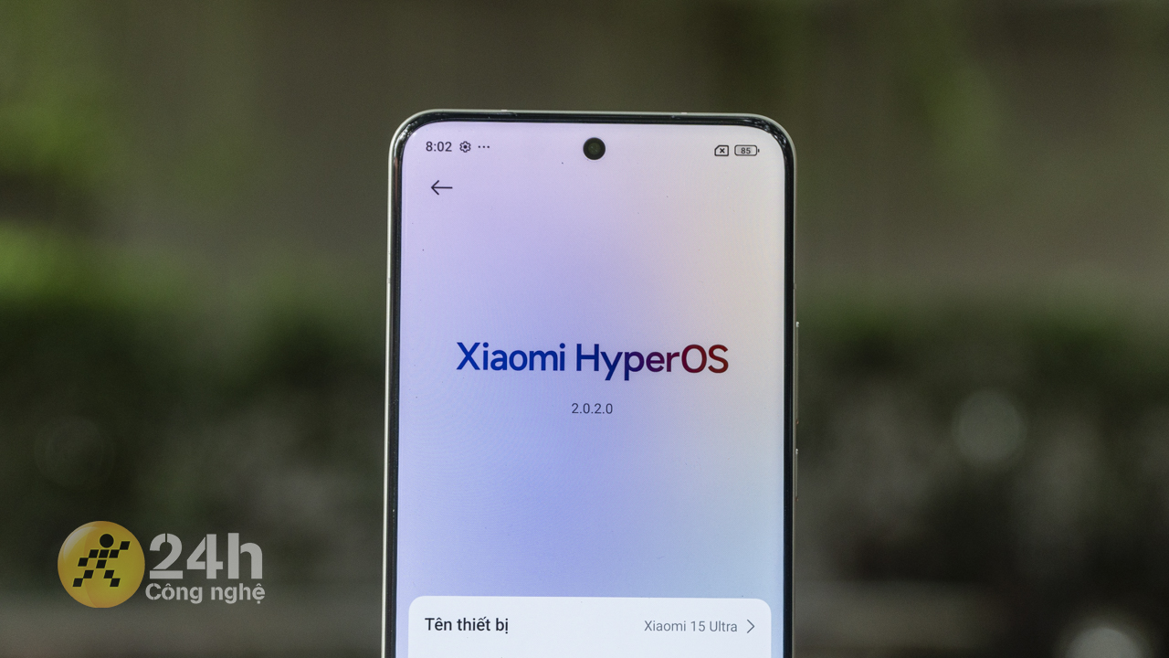 Kết hợp cùng hệ điều hành Xiaomi HyperOS 2, Xiaomi 15 Ultra mang lại trải nghiệm sử dụng mượt mà.