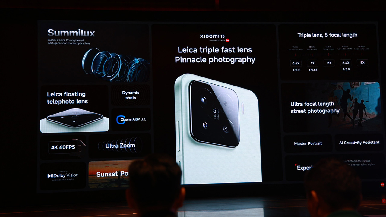 Hệ thống camera Leica trên Xiaomi 15 ấn tượng không kém.