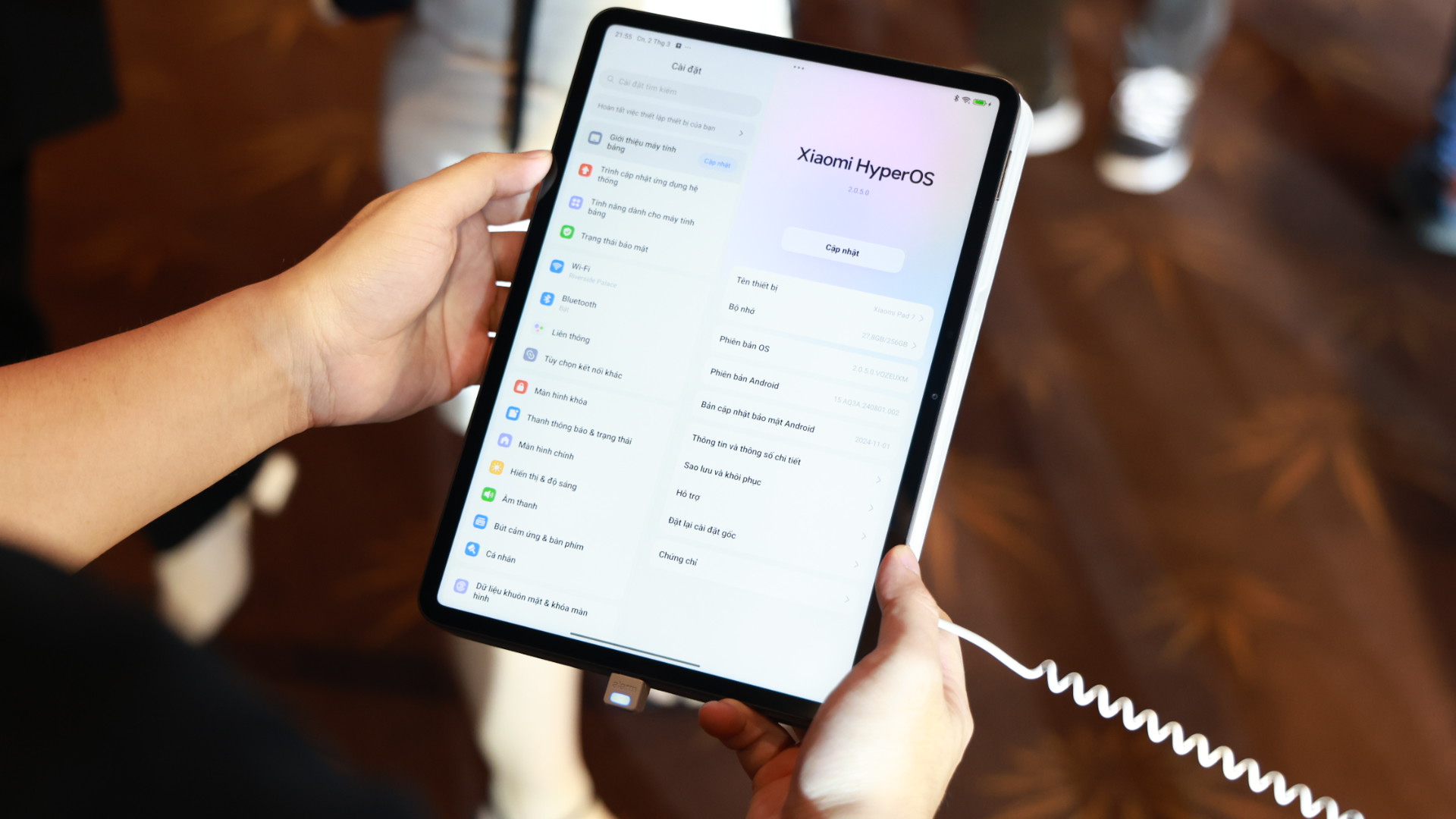 Xiaomi Pad 7 sở hữu màn hình LCD có kích thước lớn. 