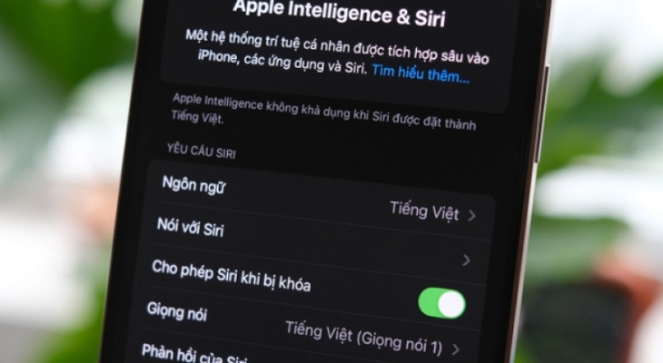 Trợ lý ảo Siri của Apple cuối cùng cũng hỗ trợ tiếng Việt trên phiên bản thử nghiệm iOS 18.4 beta 1