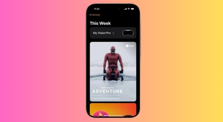 iOS 18.4 beta 1 giới thiệu ứng dụng Vision Pro mới, được thiết kế riêng để quản lý kính thực tế ảo Vision Pro của Apple