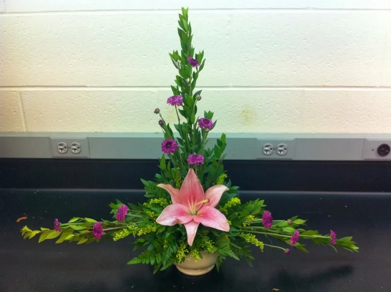 Mẫu cắm hoa kết hợp nhiều loại hoa đẹp số 16