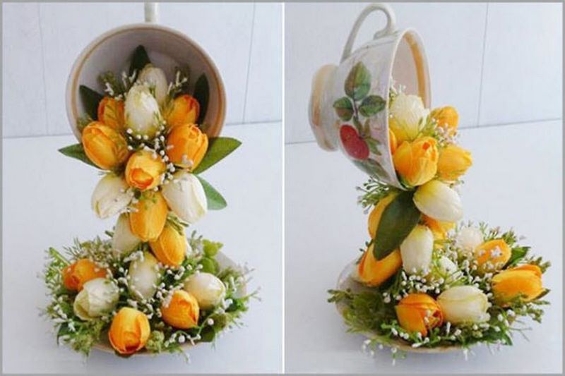 Mẫu cắm hoa đẹp dự thi số 12