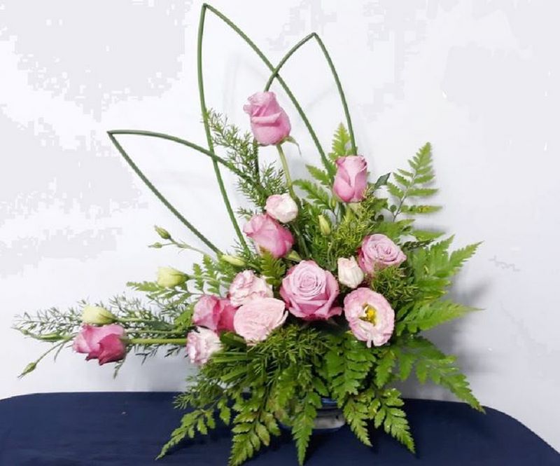 Mẫu cắm hoa đẹp dự thi số 14