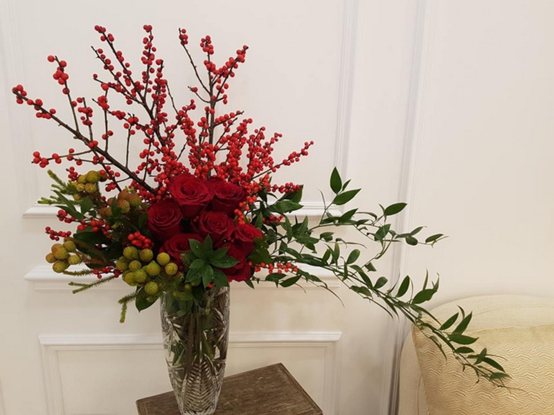 Mẫu cắm hoa đẹp trong nhà số 20