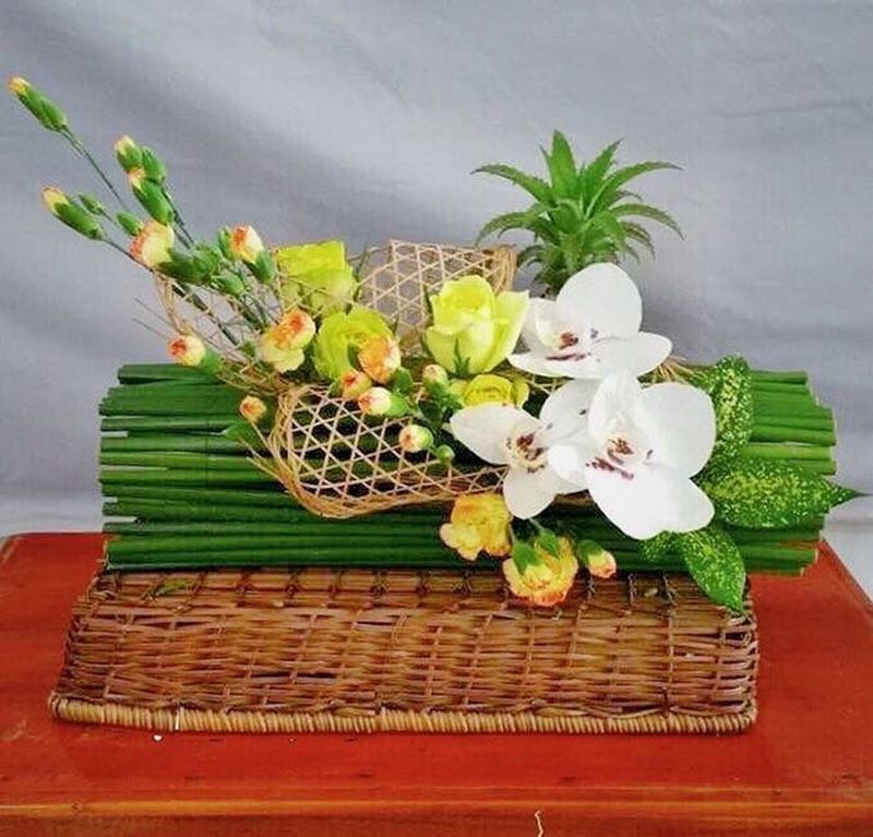 Mẫu cắm hoa đẹp dự thi số 21