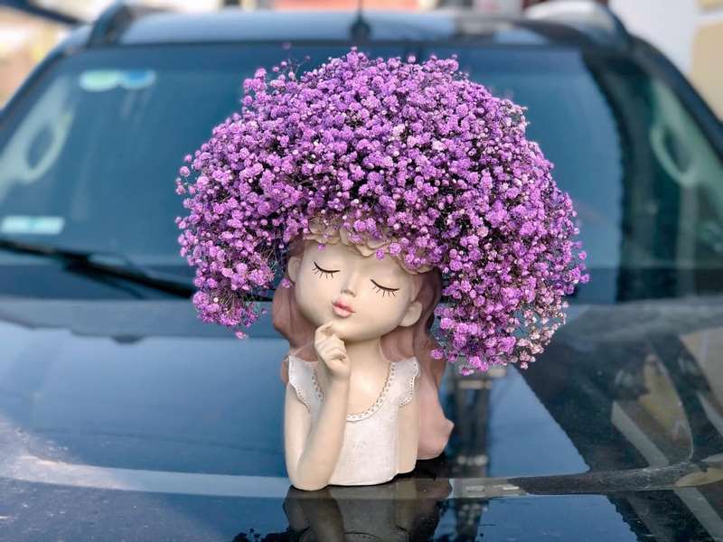 Mẫu cắm hoa đẹp, đơn giản với bình cổ cao số 2