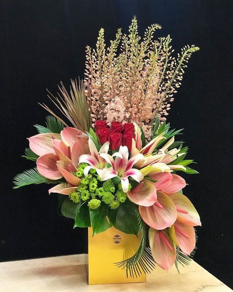 Mẫu cắm hoa đẹp dự thi số 25