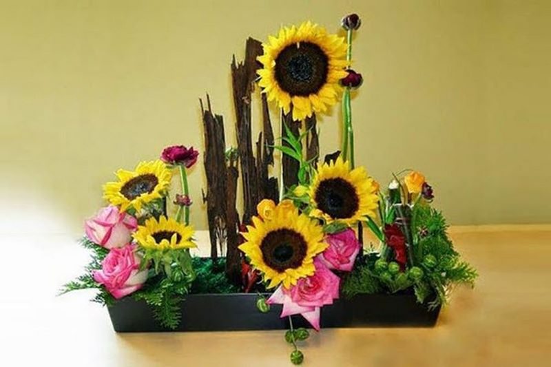 Mẫu cắm hoa đẹp dự thi số 29