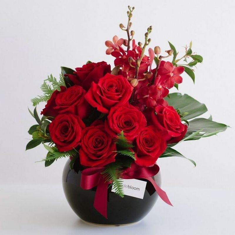 Mẫu cắm hoa đẹp trong nhà số 19