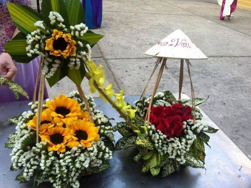 Mẫu cắm hoa đẹp dự thi số 48