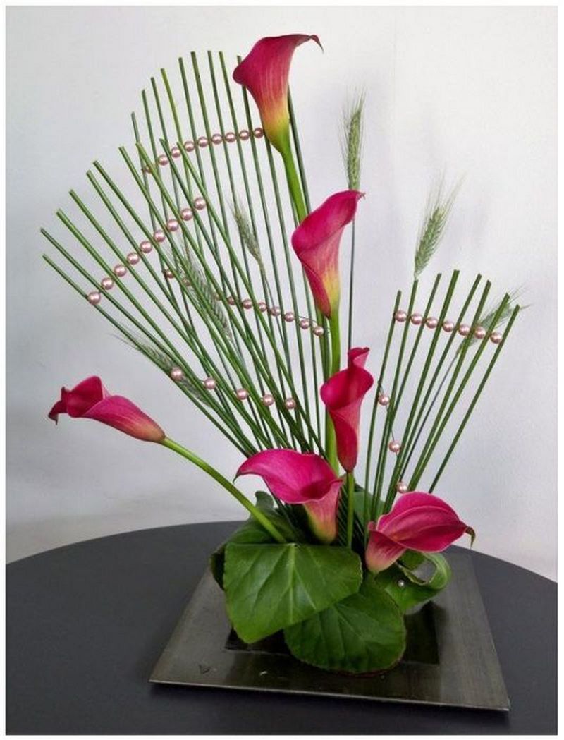 Mẫu cắm hoa đẹp dự thi số 42