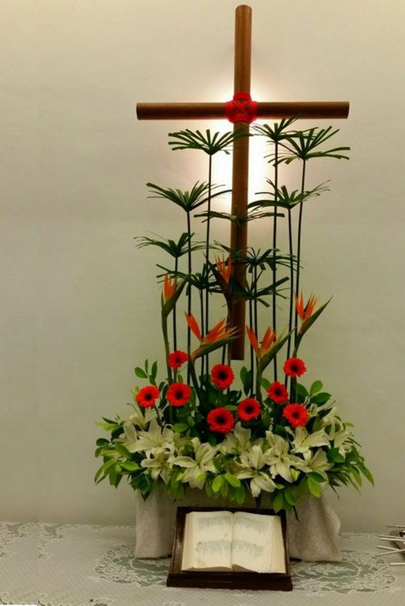 Mẫu cắm hoa đẹp dự thi số 7