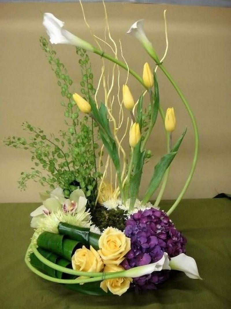 Mẫu cắm hoa đẹp dự thi số 9