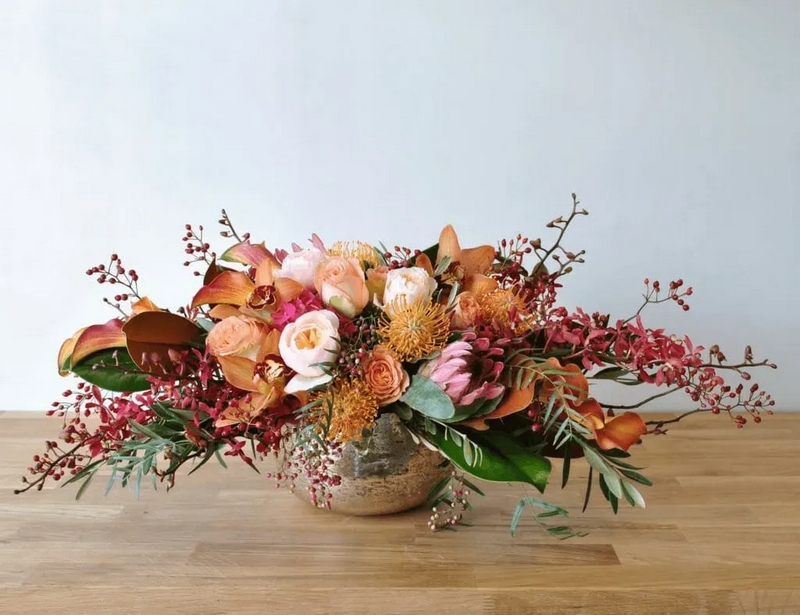 Mẫu cắm hoa đẹp trong nhà số 17