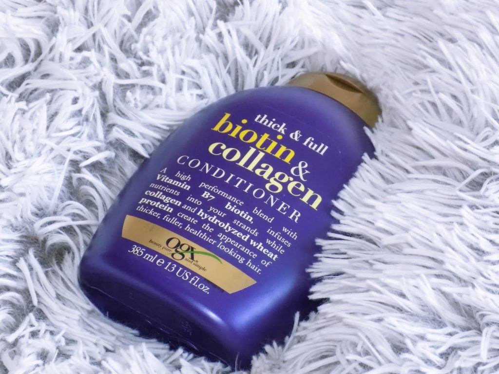 Dầu Xả OGX Thick & Full Biotin & Collagen Conditioner 385ml