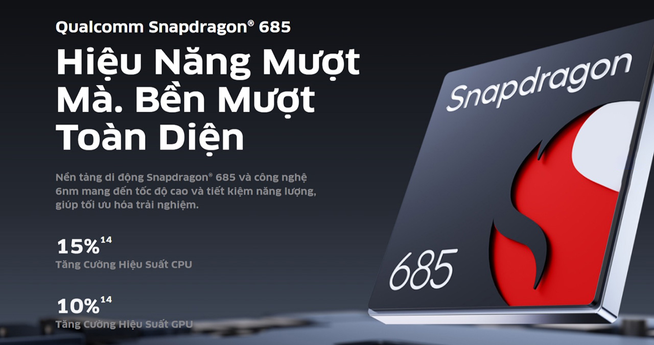 Cung cấp sức mạnh cho vivo Y29 là bộ vi xử lý Snapdragon 685. 