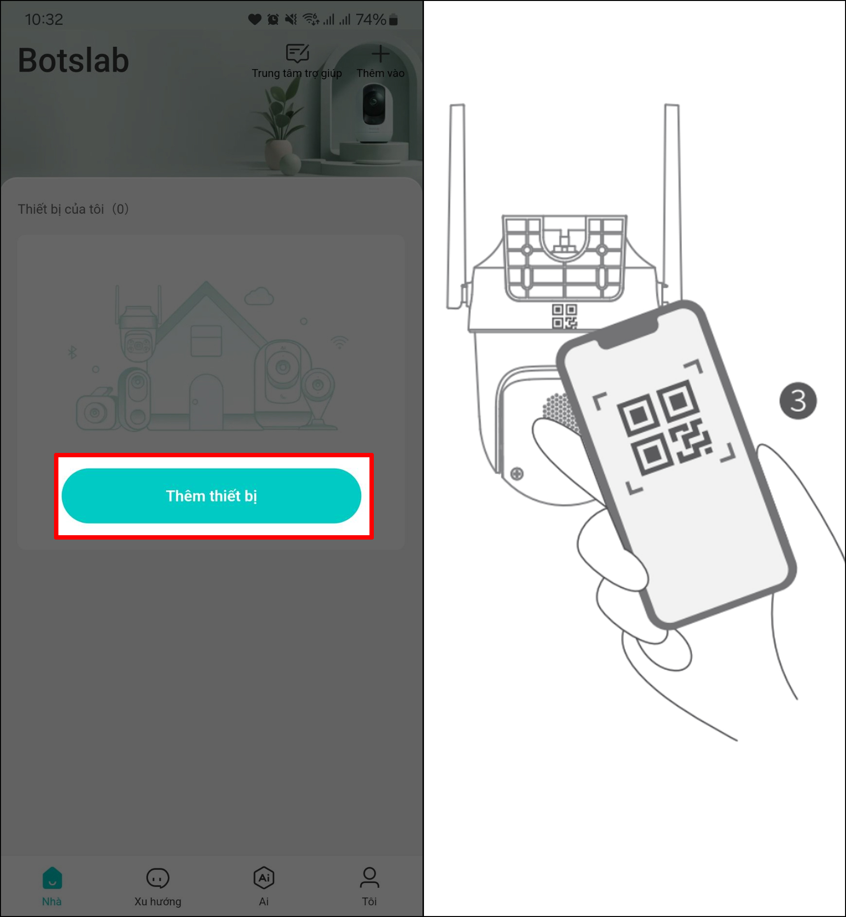 Cách sử dụng ứng dụng Botslab