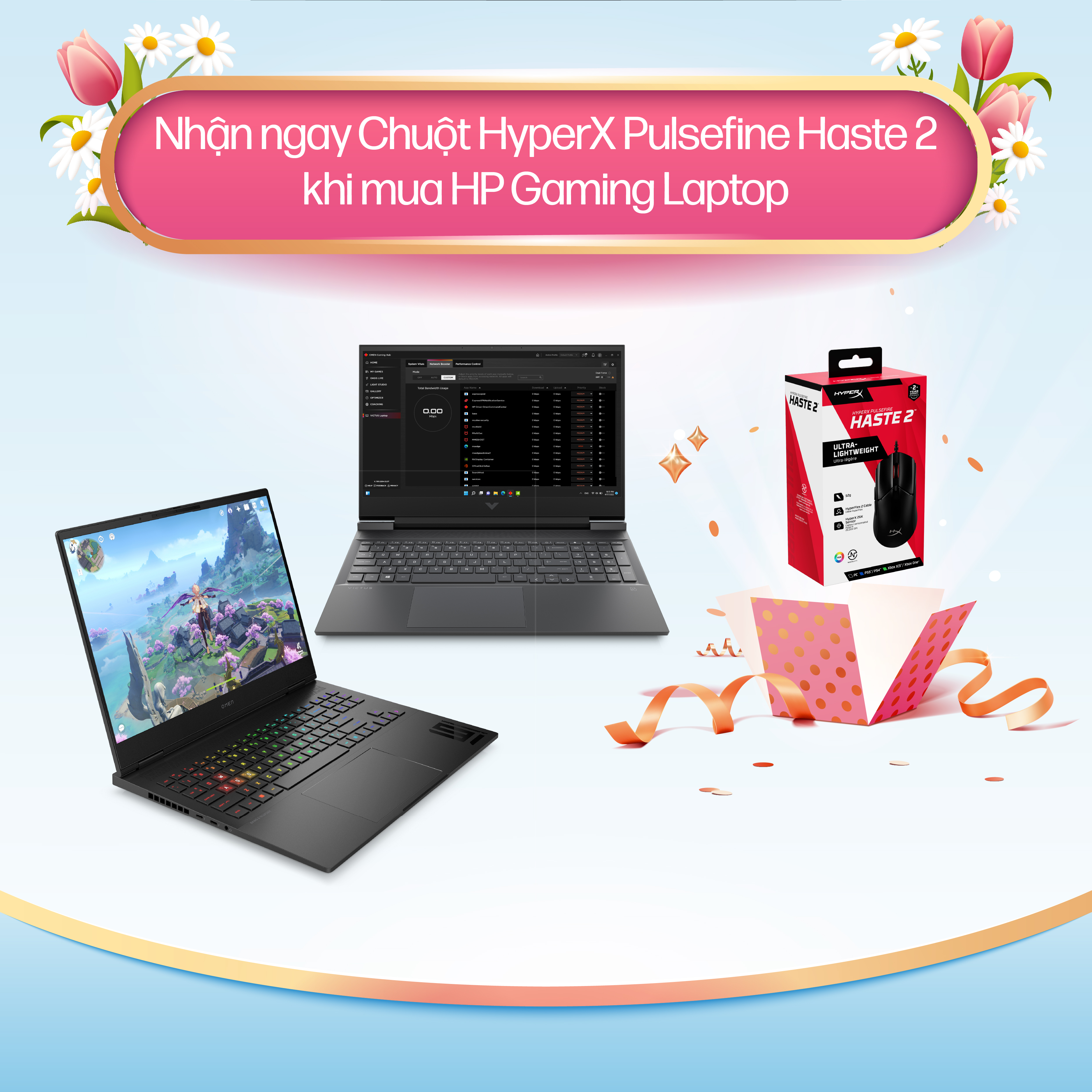 8/3 mua laptop tại TGDĐ được tặng áo Uniqlo, sạc dự phòng, chuột gaming HyperX,... không mua cũng có túi tote mang về