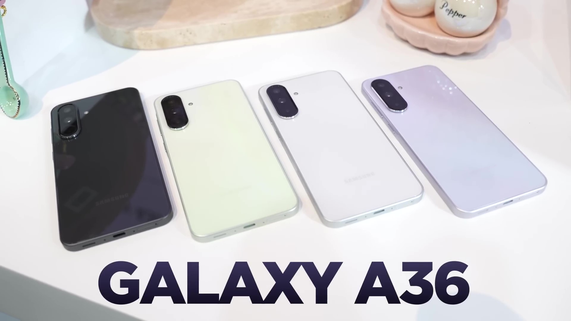 Galaxy A36 mang đến loạt màu trẻ trung.